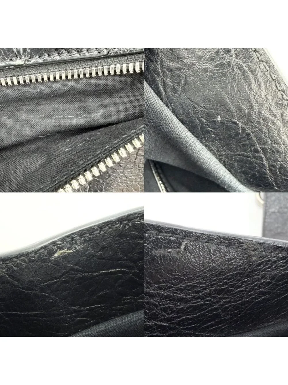 Balenciaga Shoulder Bag Neo Cagole Crossbody Leather Black Silver
